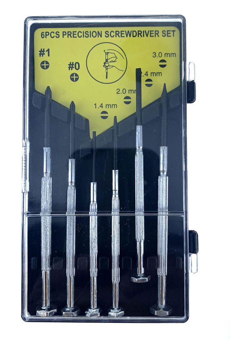 6PCS Precision Screwdriver Set for Mobile, Watch & Jewelry Repair | Mini Magnetic Tool Kit