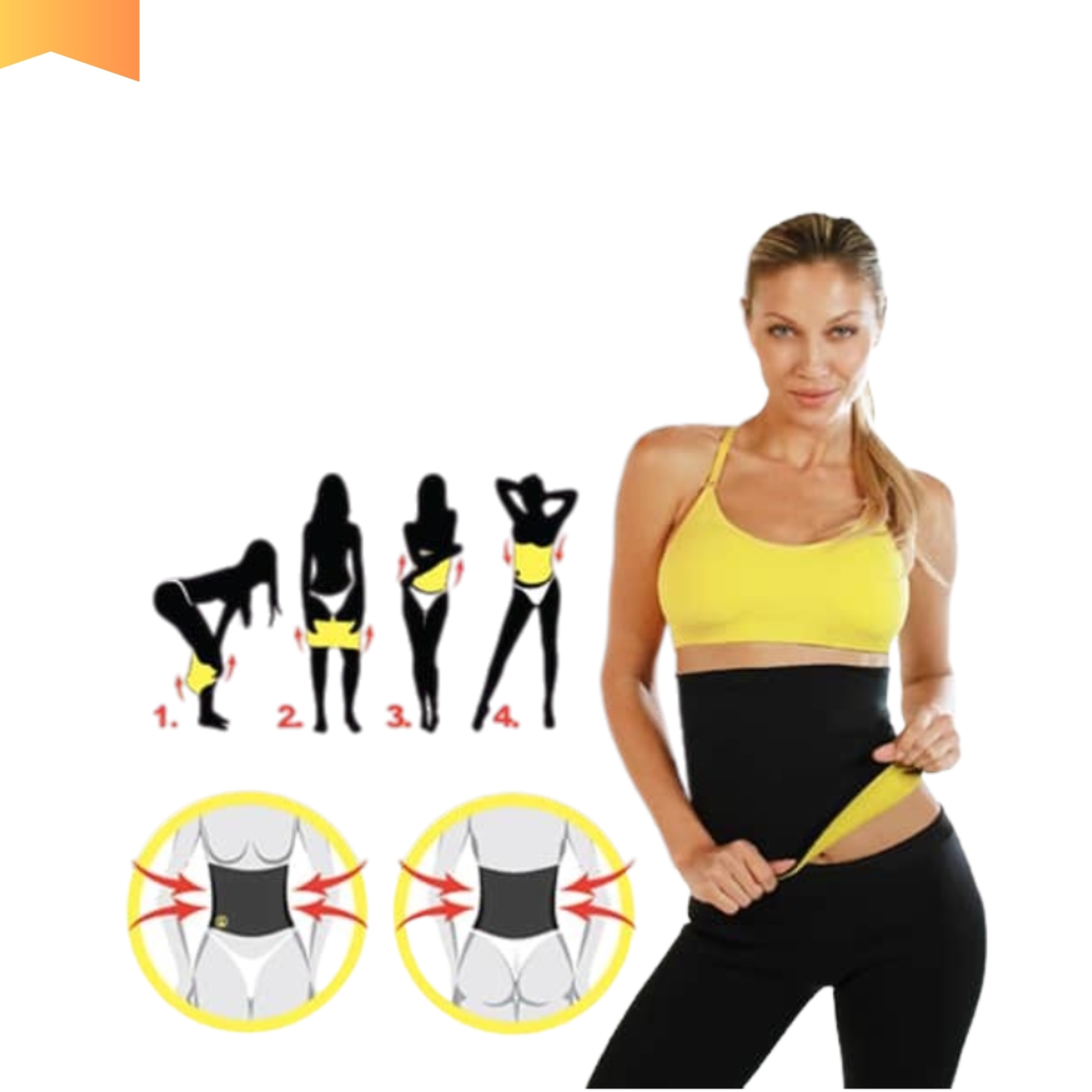 HOT SHAPER BELT FOR WOMEN MEN GIRLS HOT SHAPPER WAIST SLIMMING SUANA SWEAT BELT FOR WEIGHT LOSS HOME GYM