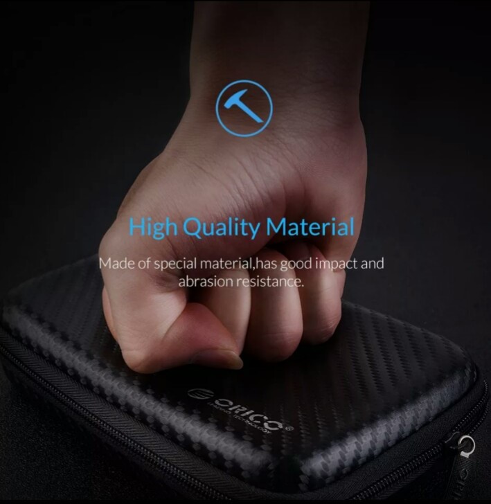 Orico 100% Original External Portable Hard Disk Drive Case - Black