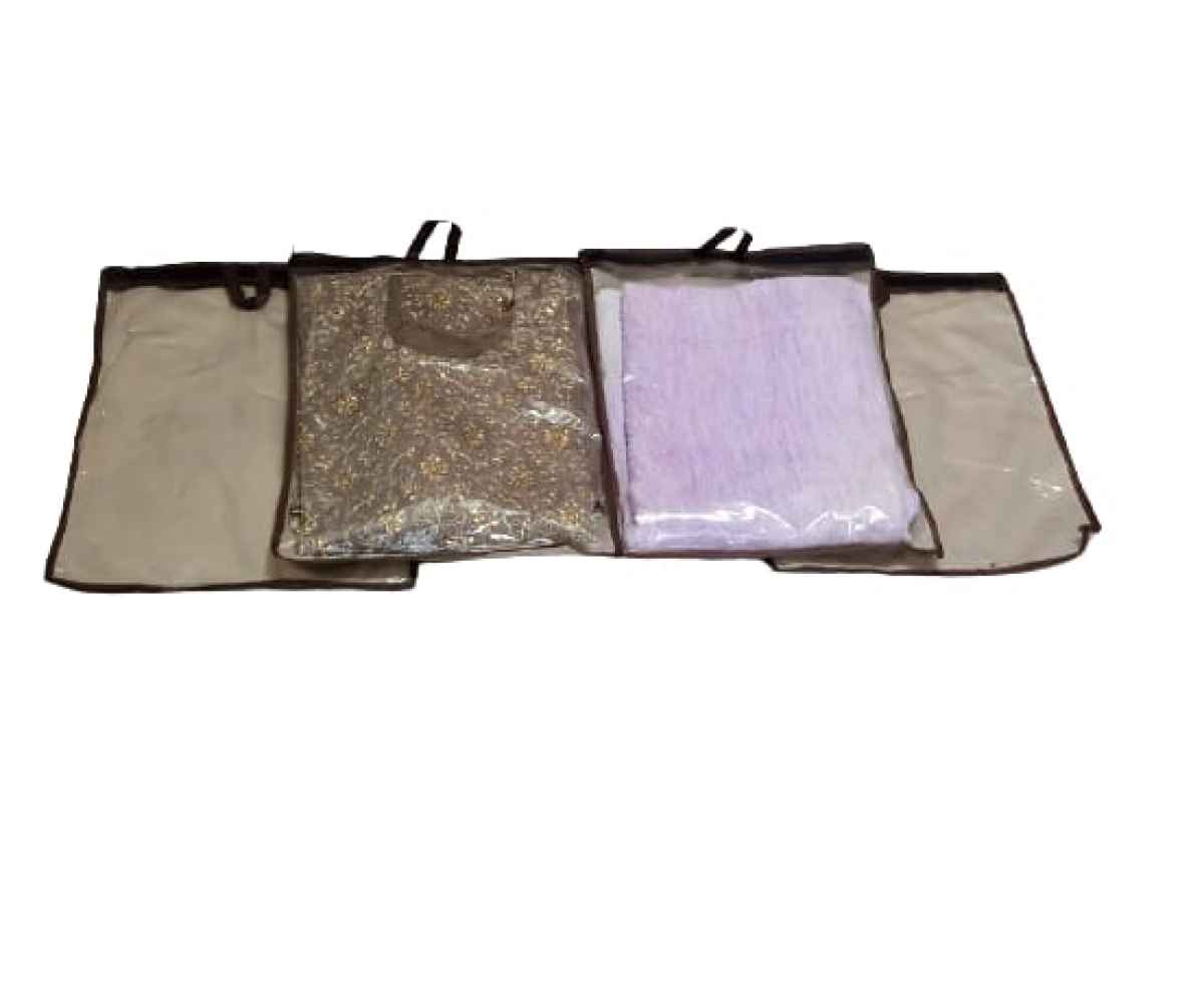 Pack Of 12 Travel Garment Storage Bags Non Woven Dustproof Clothes Cover Organizer 12x16 Inch Multiple Color