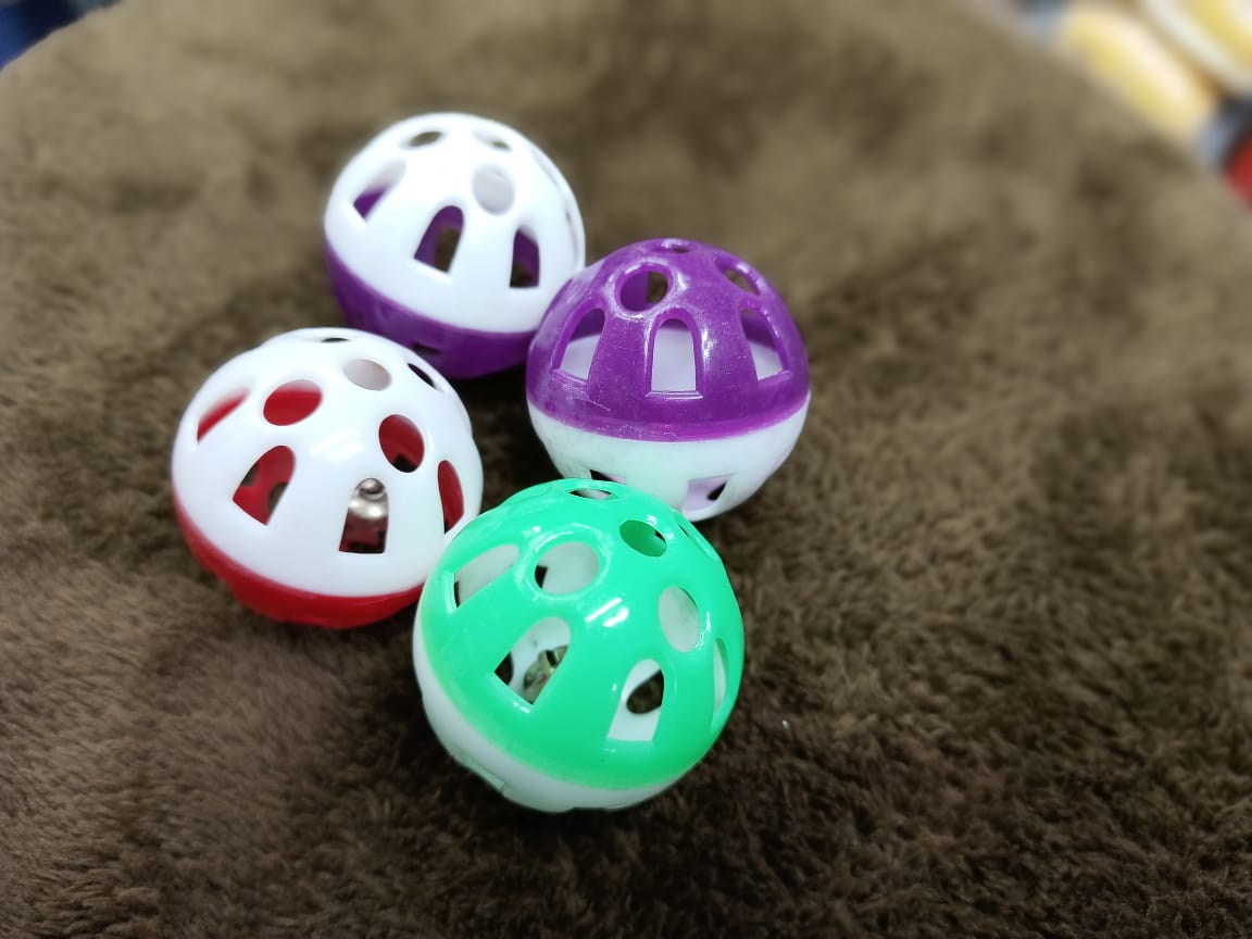 10 Pcs Of Bell Ball Toy For Cats - Playing Balls For Pets