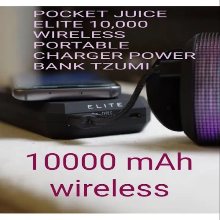 Pocket Juice 10,000 MAH German imported Wireless Power Bank: Buy Online at  Best Prices in Pakistan 