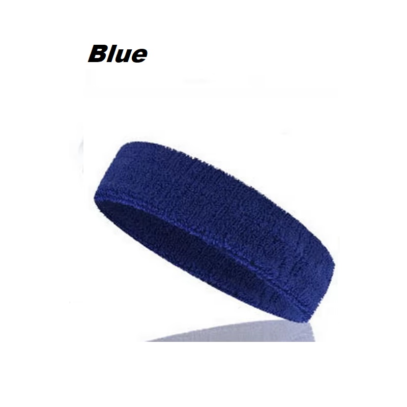 Headbands Tennis Running Unisex Athletic Basketball Head Gear - Black