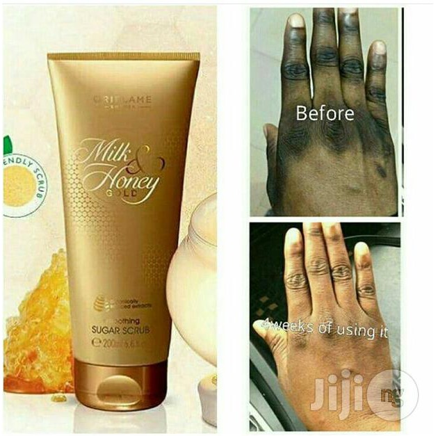 milk & honey scrub