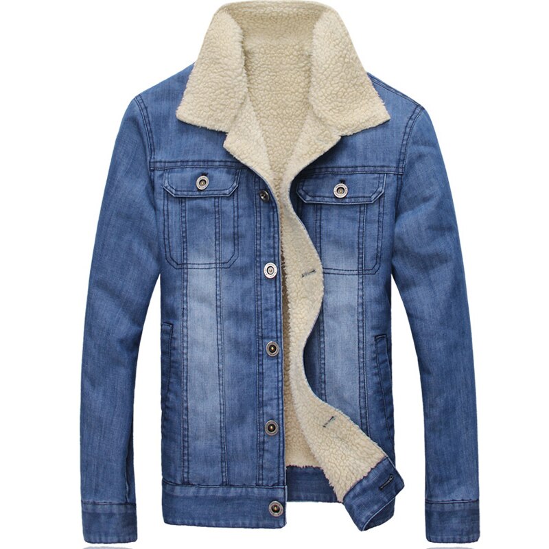 jean and wool jacket