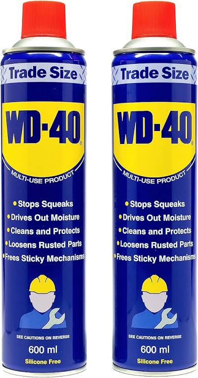 WD40 Rust Remover Antirust Spray Lubricant - Multi-use Product Made in UK