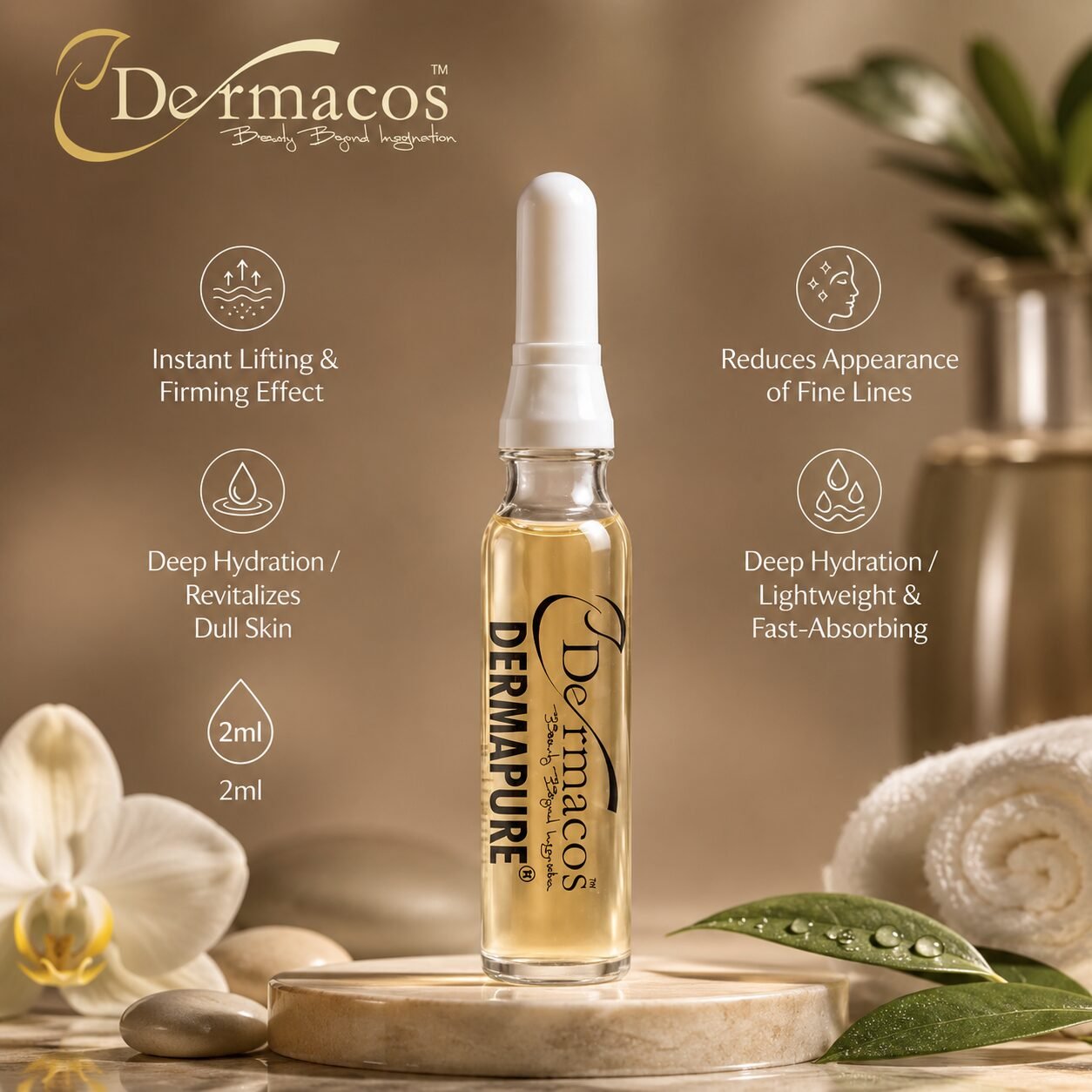 Dermapure Instant Lift Ampoule () | Skin Care Serum | 2ml