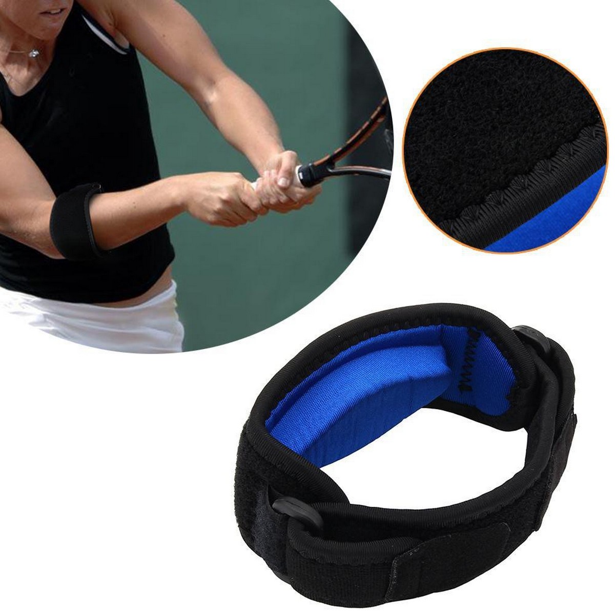Tennis Elbow Brace for Elbow Tendonitis with Compression Pad, Prevent Fishing, Elbow Pain Relief, Includes one Adjustable Elbow Support Brace