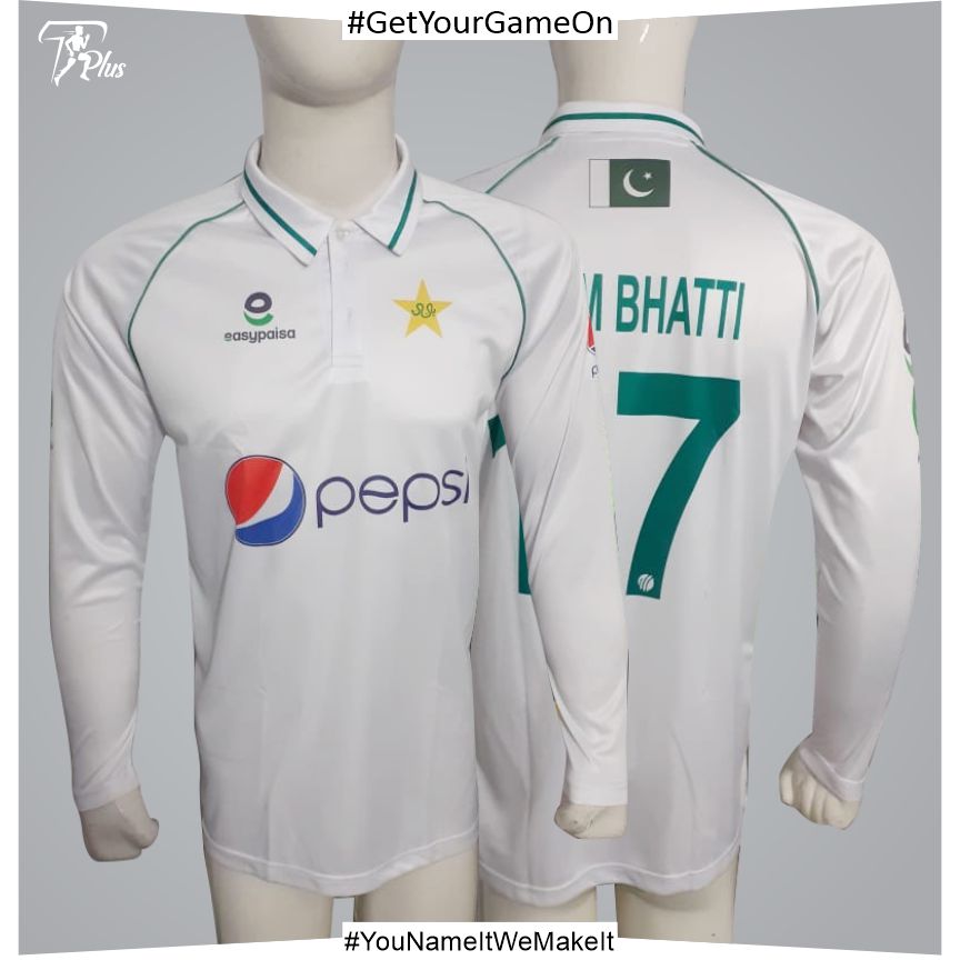 pakistan test cricket shirt