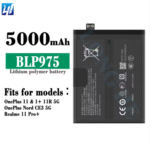 Batterie d'origine pour OnePlus, BLP975 11PRO Plus ACE2 11, neuve  509