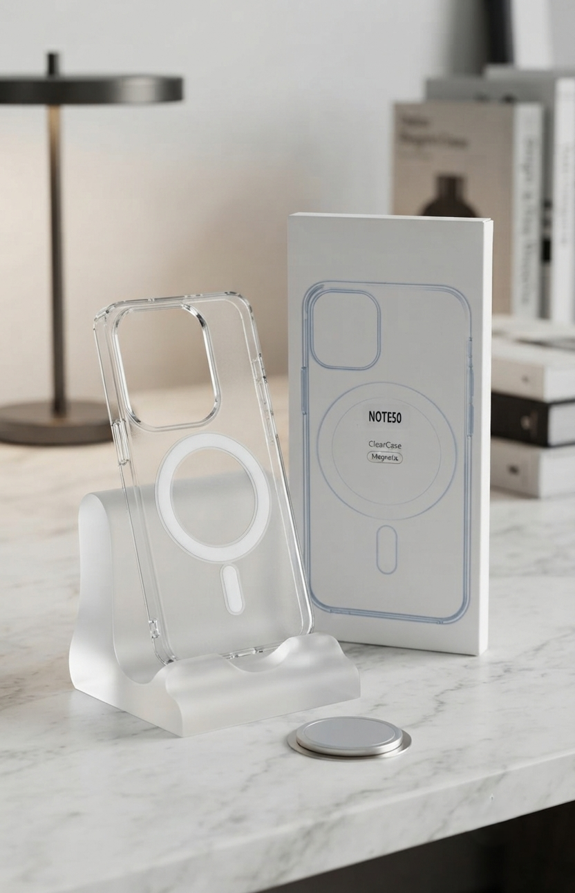 Infinix Note 50 Pro Magnetic Case Shockproof Transparent Clear Cover for Infinix Note 50 Pro Magnetic Case