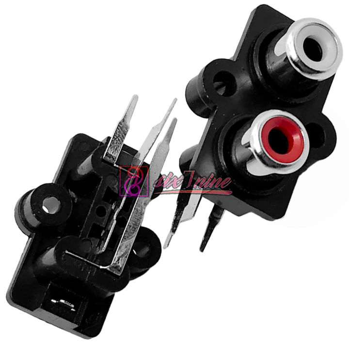 RCA Female Stereo Audio Jack Socket Connector