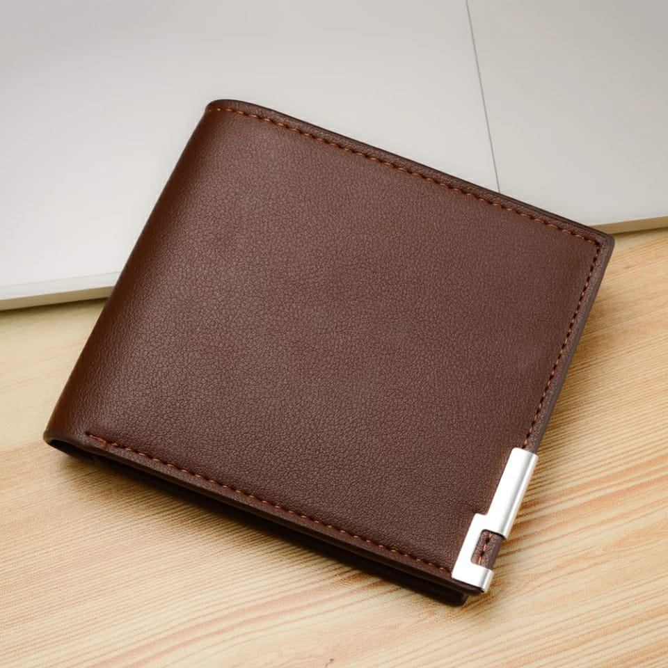 Fashion Men Wallets Luxury Short Wallet Bifold Men's Multi-card Ultra-thin Wallet Trend Zipper Coin Purse