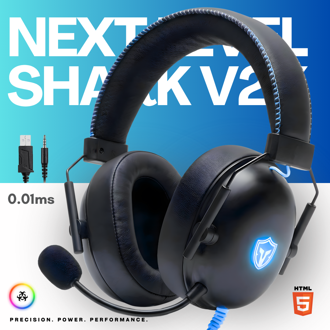 RAZOR - RGB Gaming Headset with Mic  Noise Cancelling Wired Gaming Headphones with Deep Bass Surround Sound  Soft Memory Earmuffs Adjustable Headband Multimedia Headset for PC Laptop Desktop Mobile – SnapMart