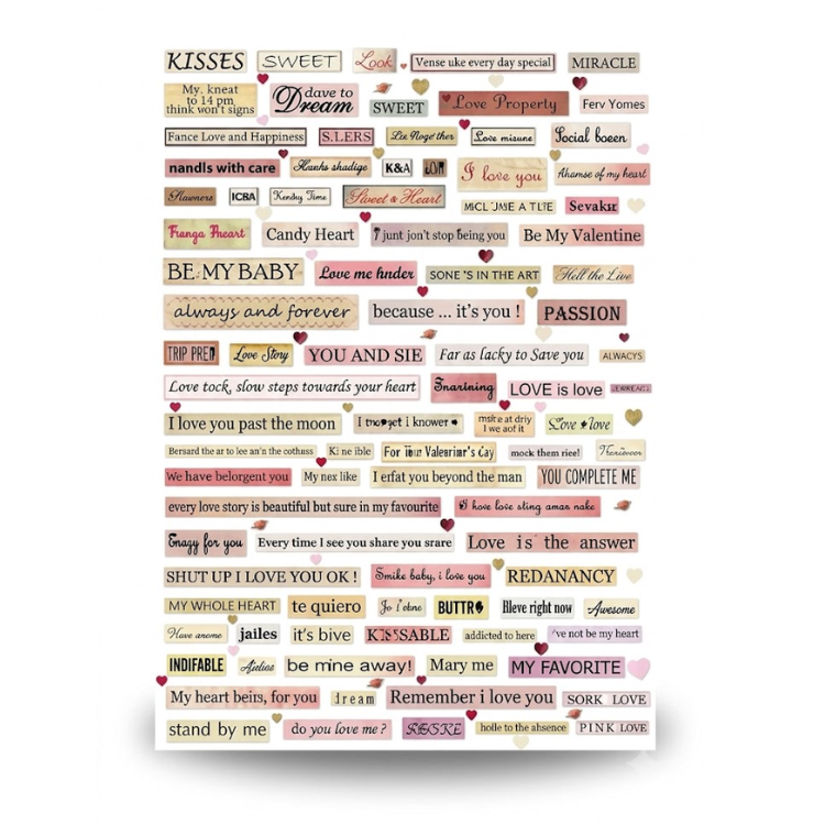 Vintagee Mini UNCUT sticker sheet - A6 size - 15 x 10 cm | Journal Aesthetic Stickers - Uncut and A6 Sized (10x15cm) Art for Laptops, Journals, and More - Express Yourself Creatively for Girls and Boys