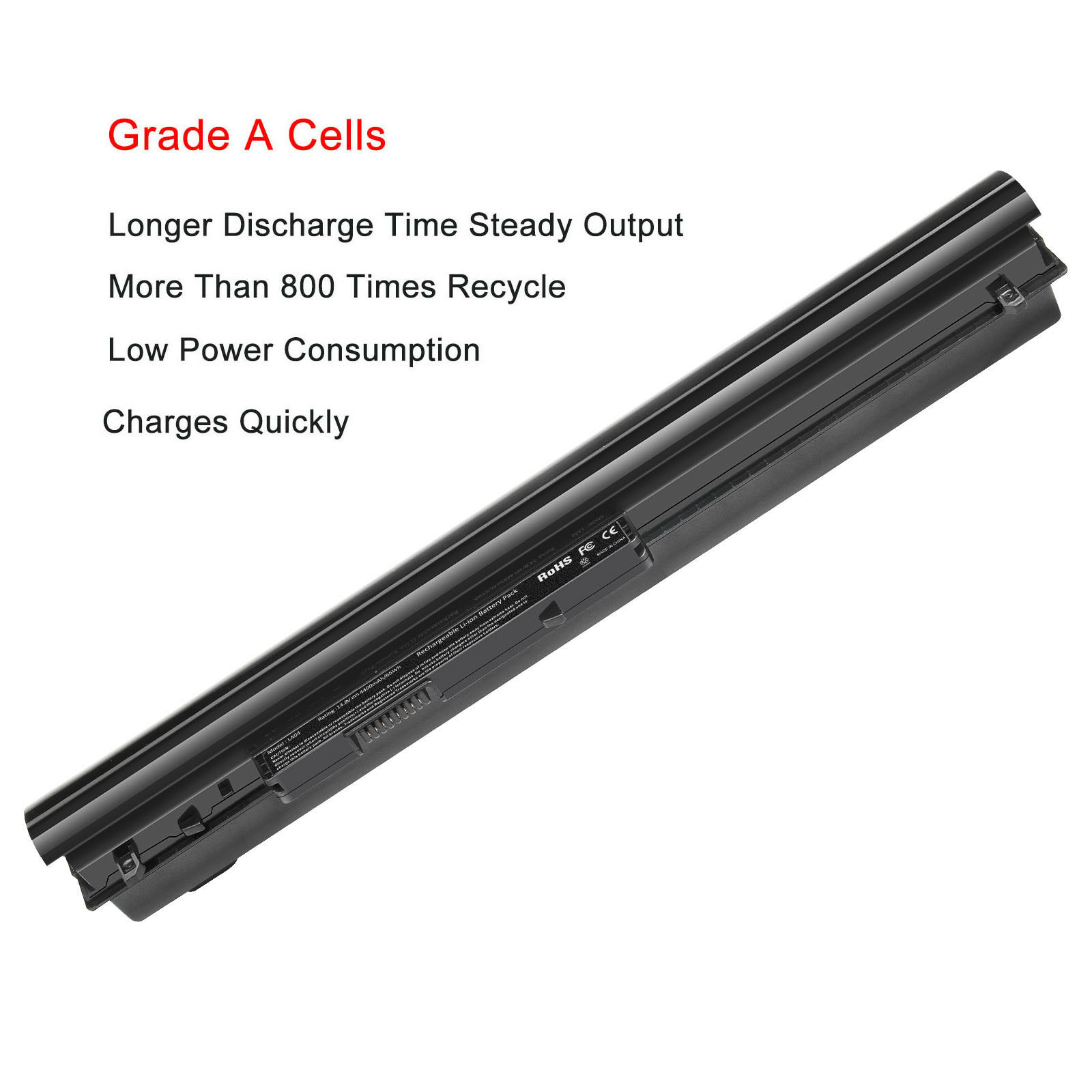 Replacement Laptop Battery For HP LA03 Series - 2600mAh, 11.1V, Fits Many HP 15/14 Models