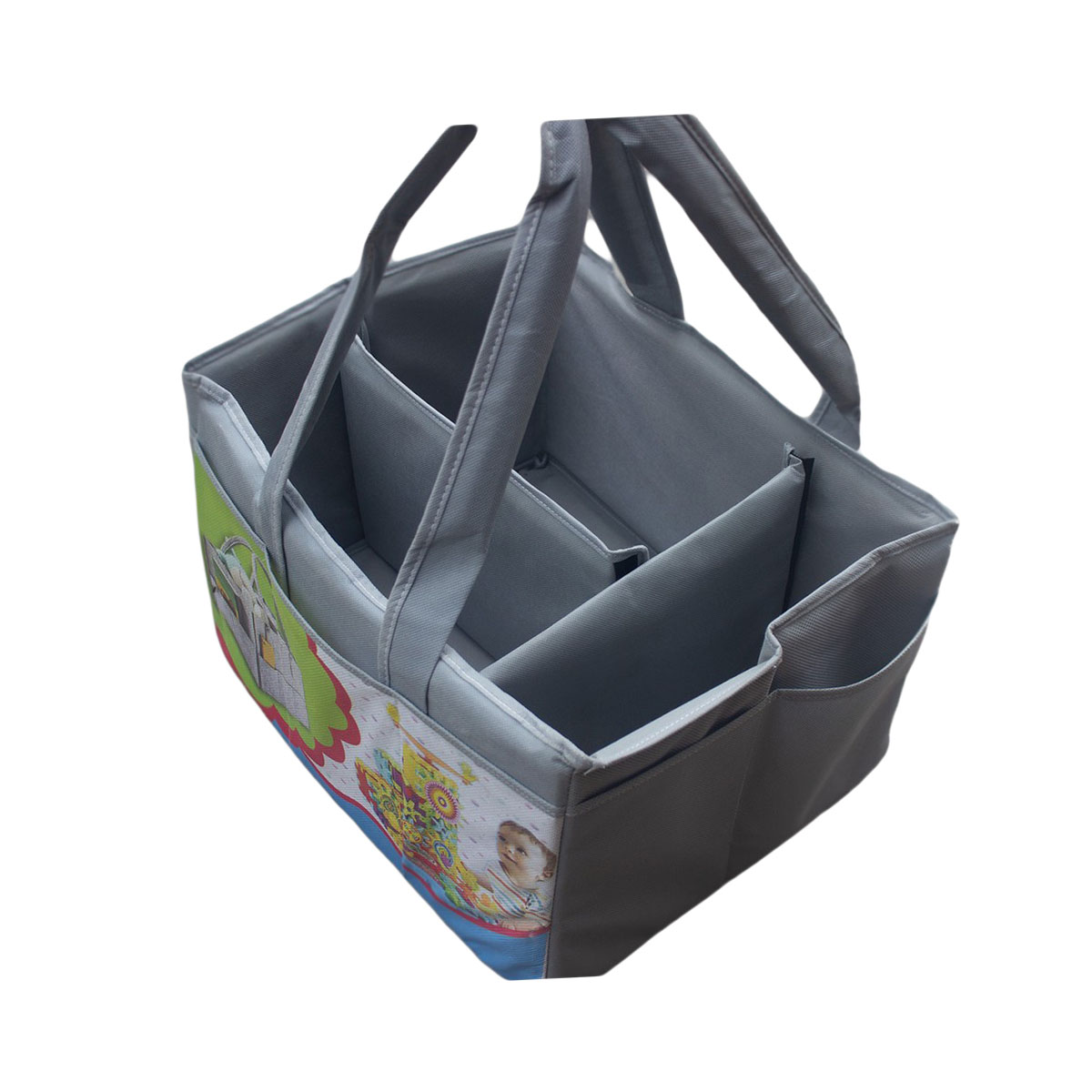 Printed Baby Diaper Caddy Organizer