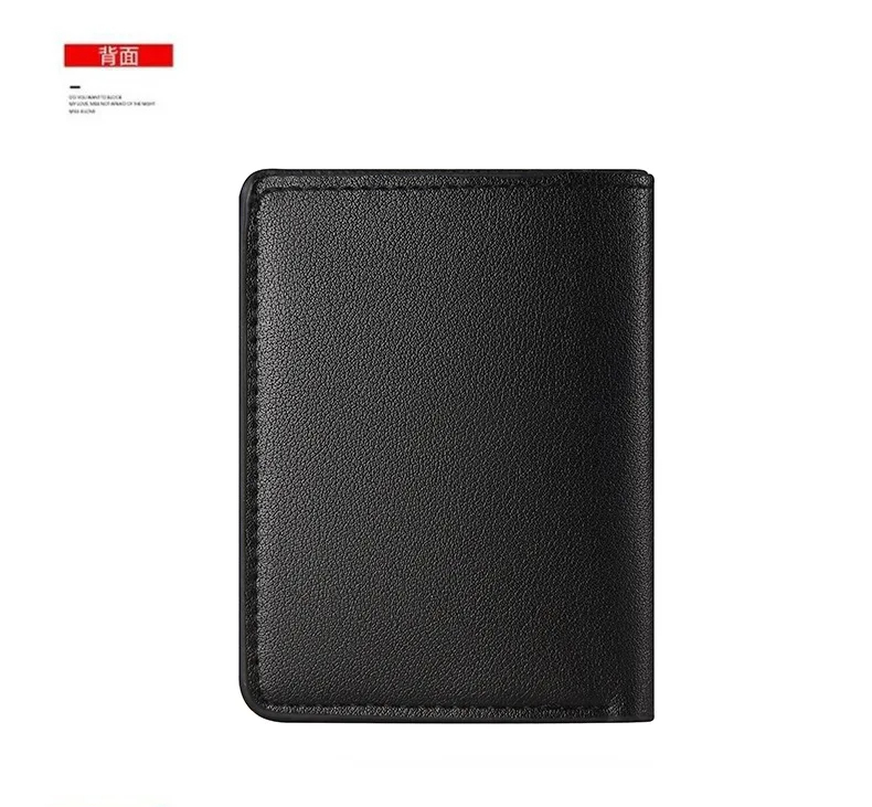 Premium Black Leather Wallet for Men Slim Bifold – Stylish Gents Wallet with Card Holder & Cash Compartments, Luxury Minimalist Design Mens Wallet, Durable PU Leather Purse for Men, Compact Lightweight Wallet for Daily Use, Elegant Black Vallet for Men