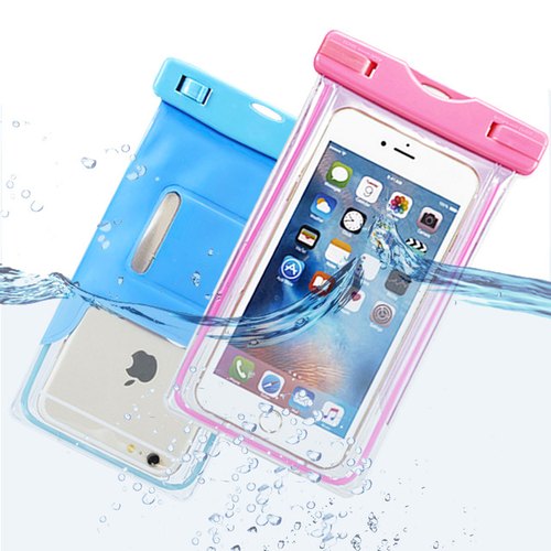 New Underwater Waterproof Rainproof Mobile Case PVC Bag Transparent Touch Screen Premium Cell Phone Pouch Cover For Travel Hiking Rainy Season Monsoon