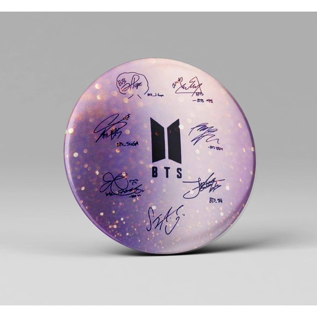 BTS Badge Signature Members for Kpop Lovers