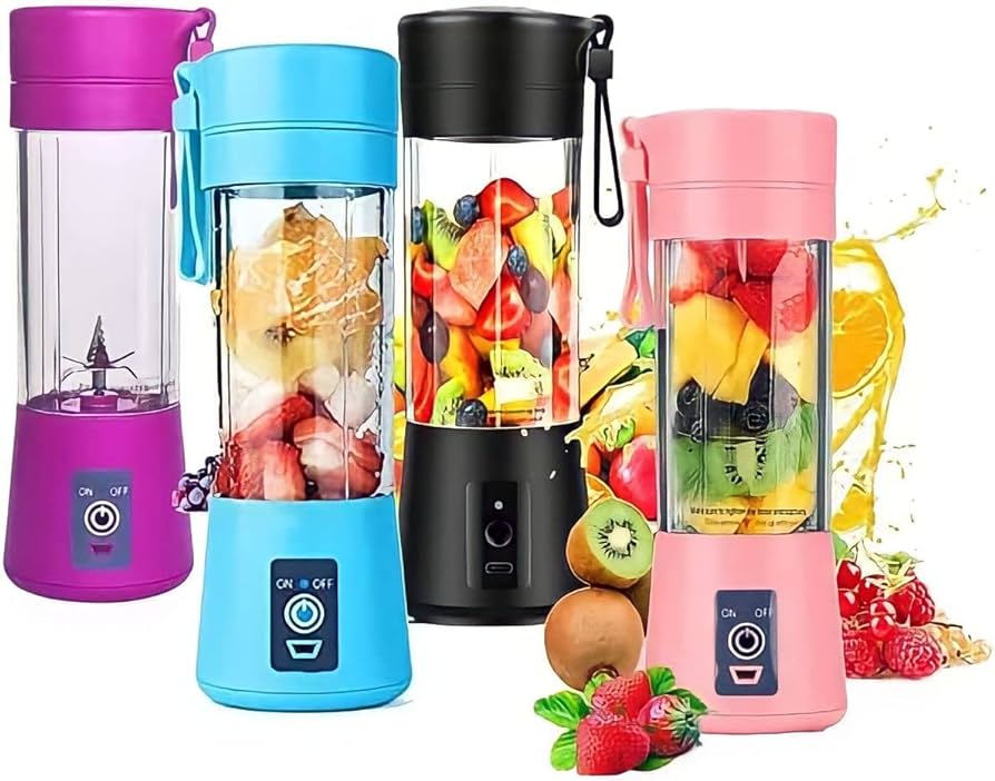 Portable Juicer Blender, Household Fruit Mixer,USB Rechargeable