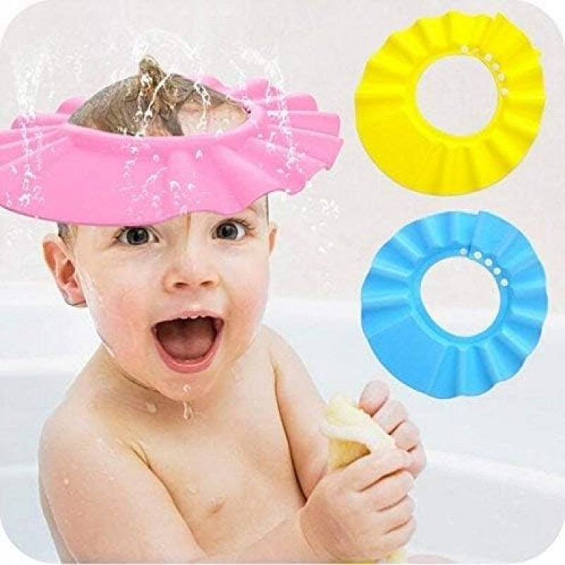 Safe Shampoo Shower Bathing Bath Protect Eva Soft Cap Hat for Baby Wash Hair Bebes Children Bathing Shower Cap Hat Kids