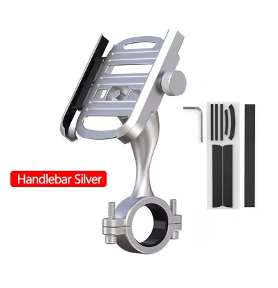 ENRG 360 Metal Mobile Holder Stand Strong Grip Protection For Motor Bike Cycle Bike Rider Delivery Boy Universal Case For All Mobiles