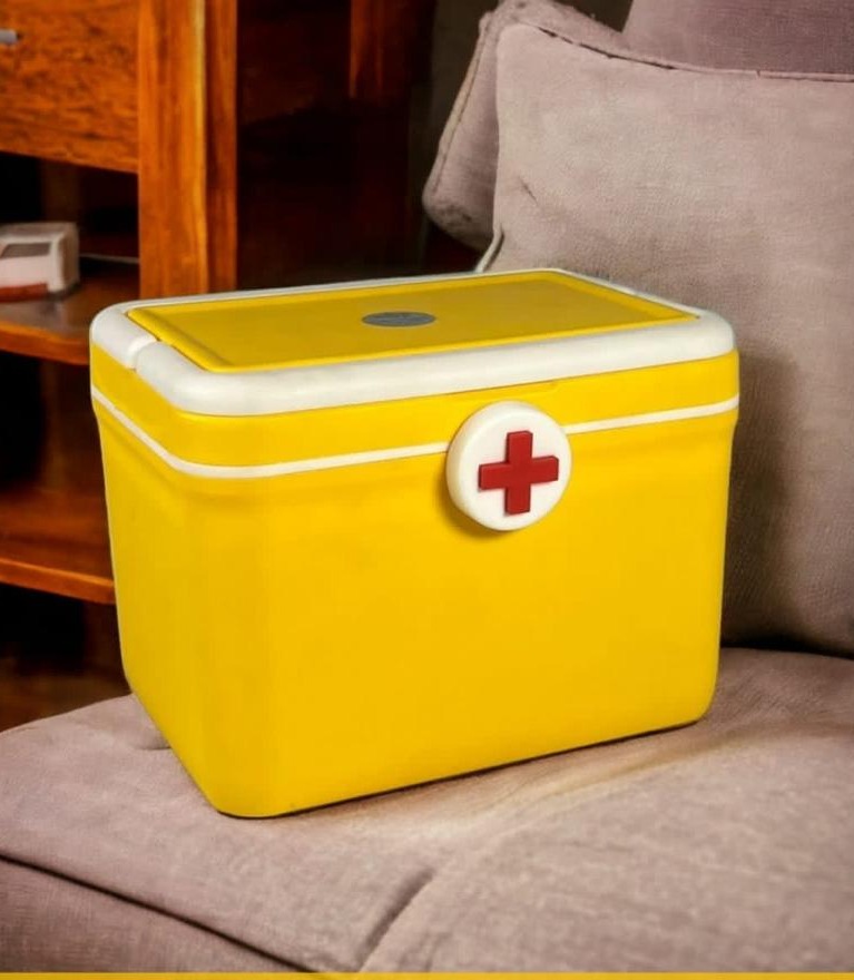 Plastic Portable Medicine Storage Organizer Large Capacity Pill Case First  Aid Kit Drug Cabinet Family Emergency