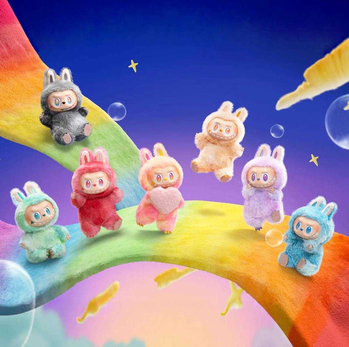 Labubu Doll Blind Box V3 - 7inches / 17cm Original Size – Original Quality Labubu Dolls Toy Key Chain Premium Labubu Plushie Monster - Original Labubu Big Into Energy Collection with Hanging Loop