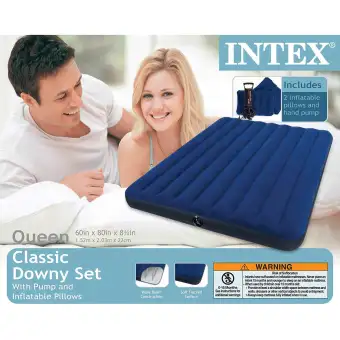 intex classic downy airbed queen