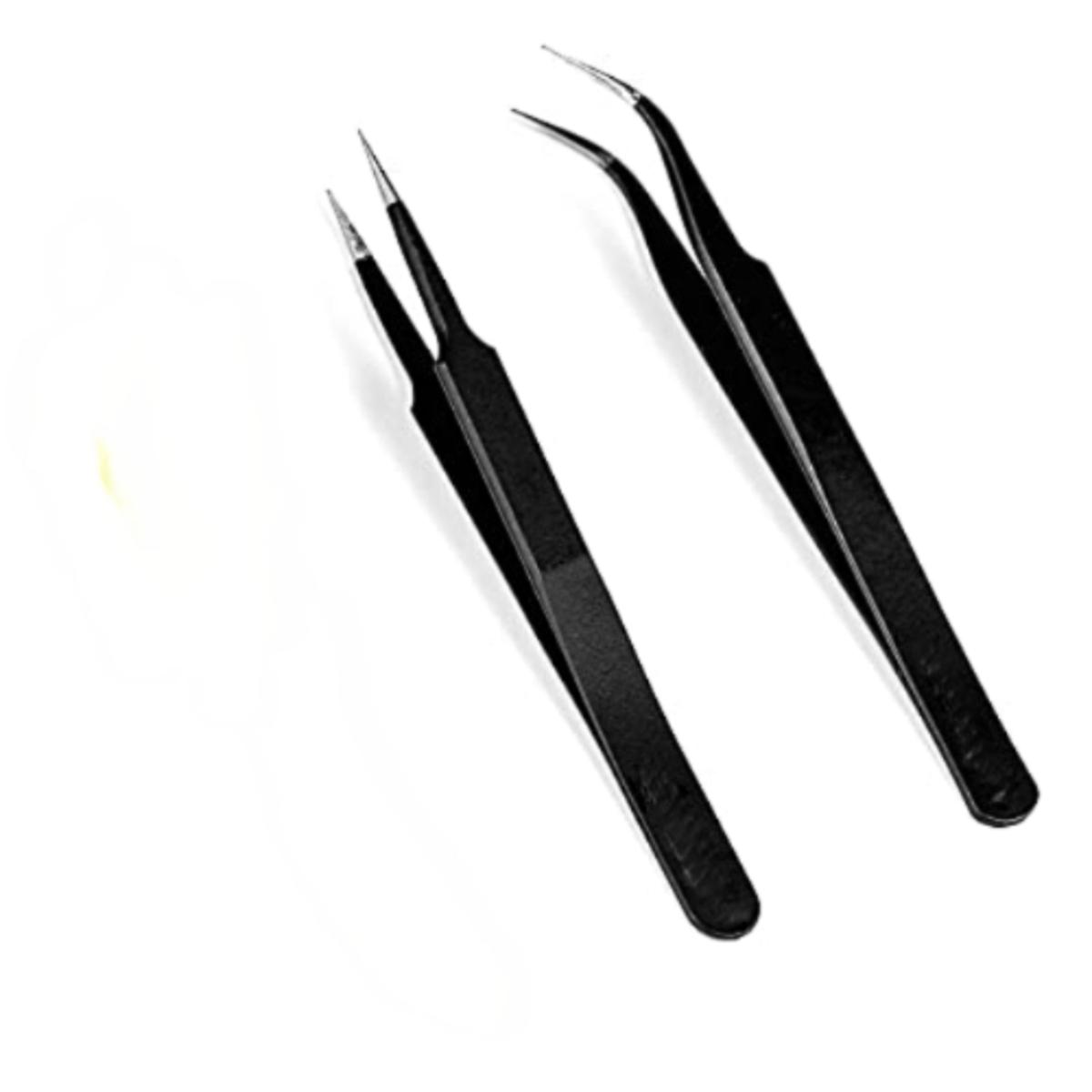 thumbnail image 2 of NEW 1PC Ceramic Straight Tip Electronic Soldering Tweezers, Anti-Static Reverse Acid Resistant Precision Chuck Ceramic Tweezers 2 of 12