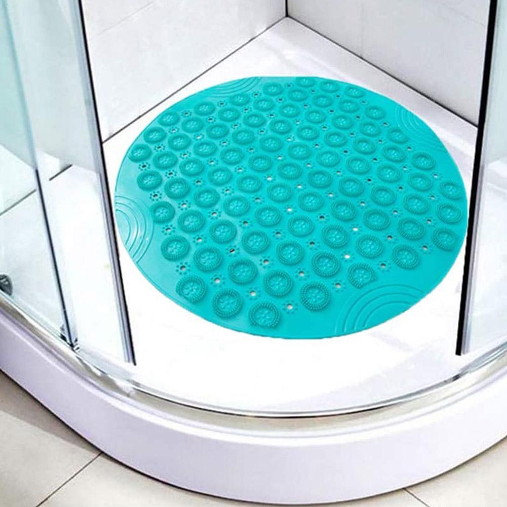 55cm Non-slip Round Bathroom Mat Safety Shower Bath Mat Plastic