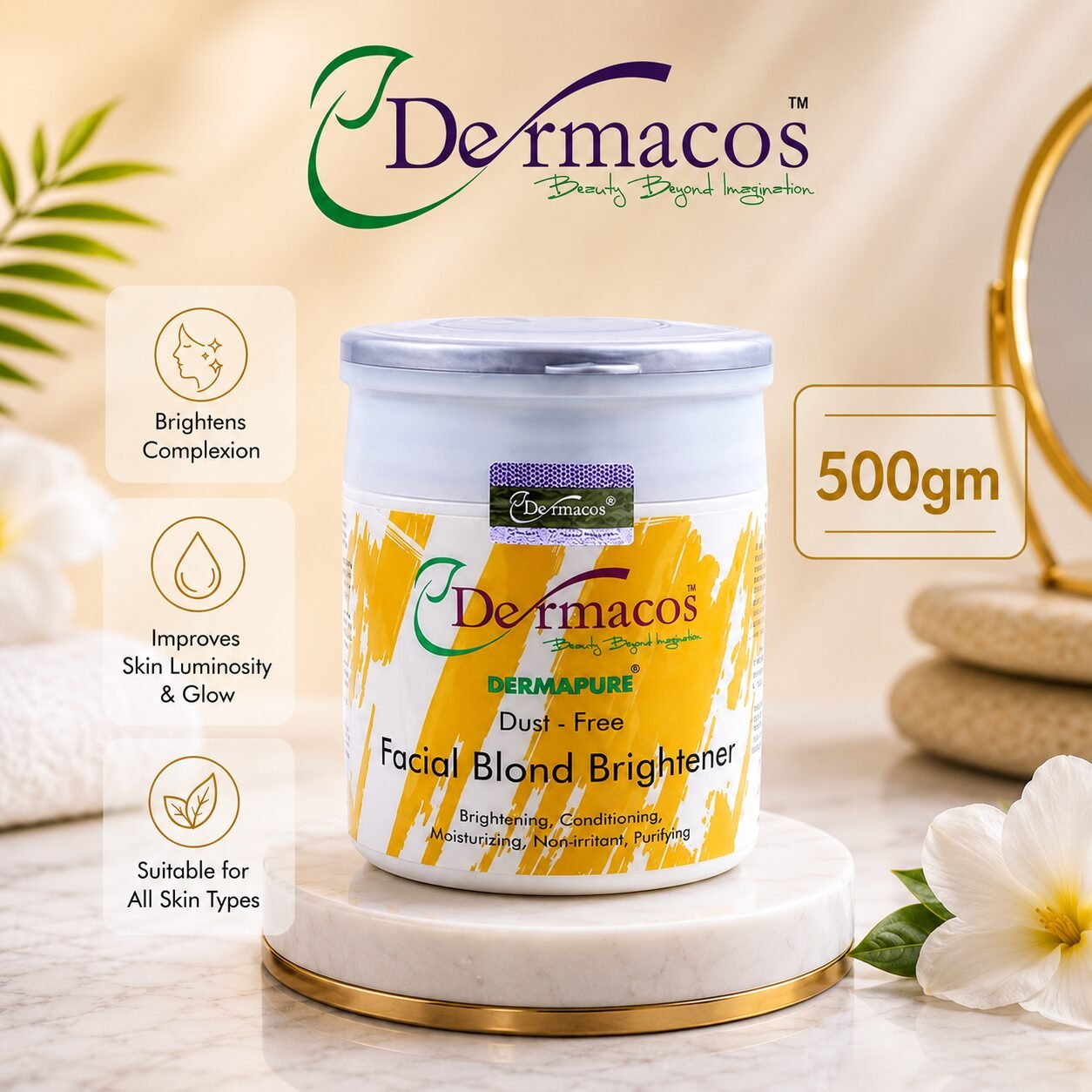 Facial Blond Brightener (500gm) | Facial Exfoliating Care