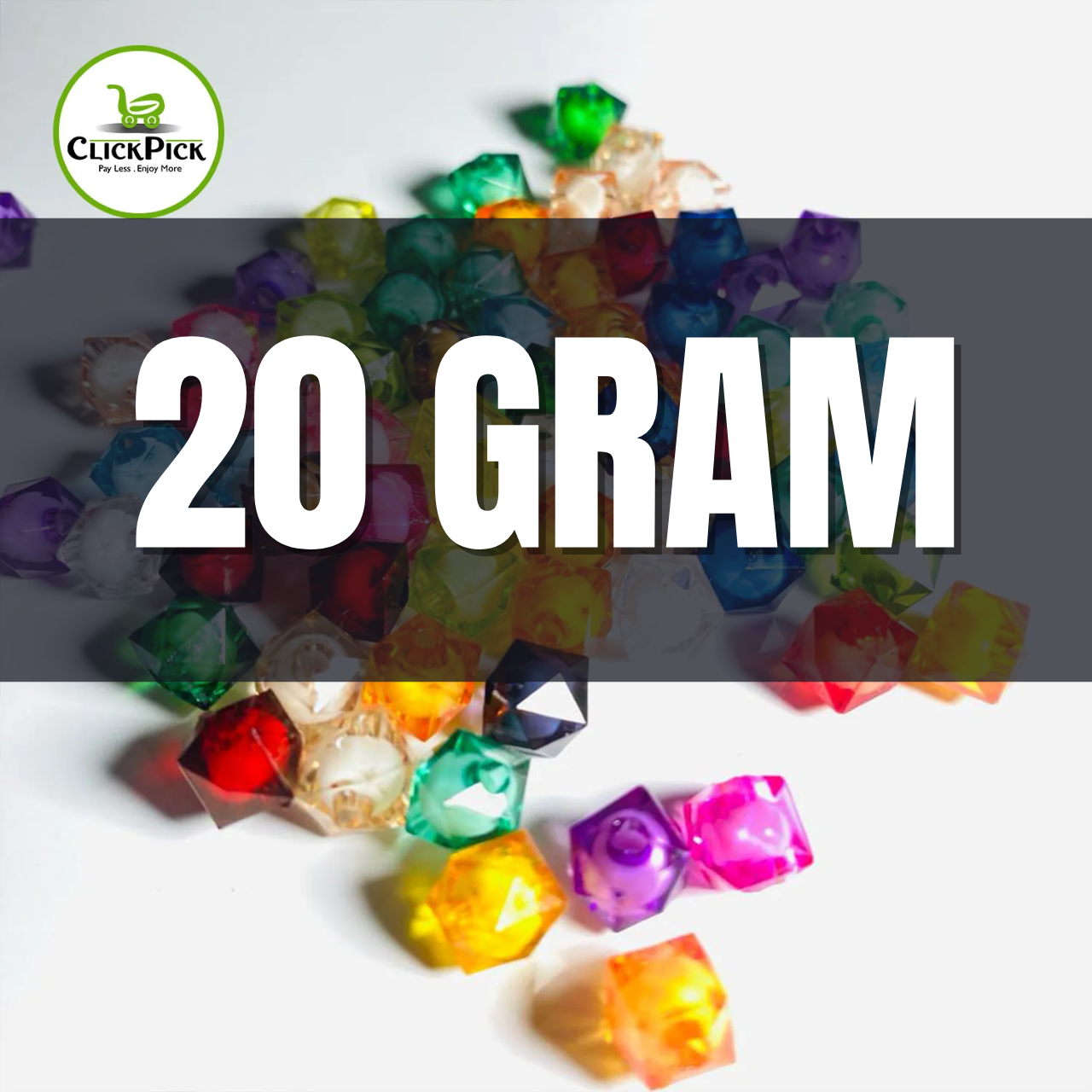 Multi Crystal beads (washable) for Jewelry Bracelets and Clothing 8MM