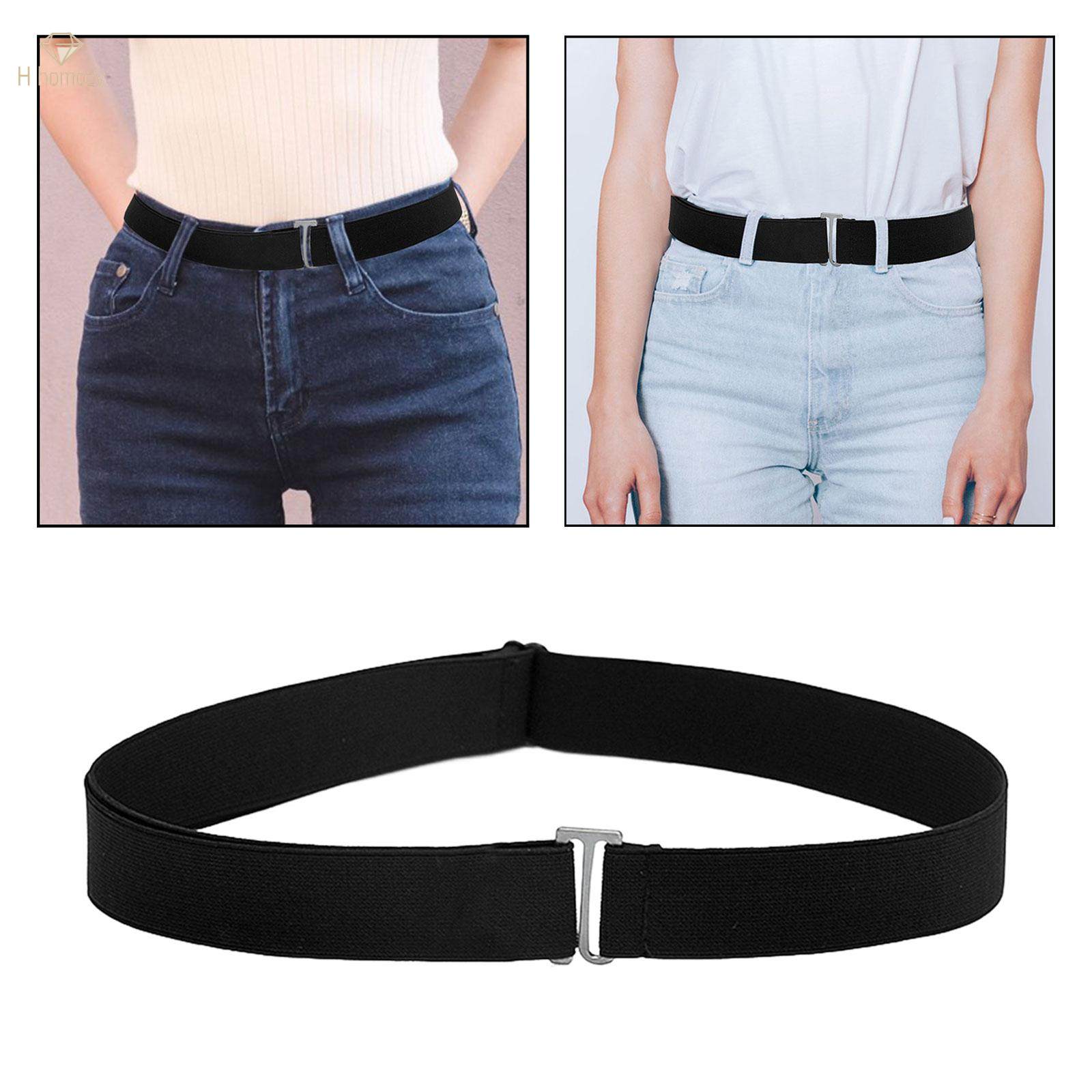 Womens Belts Stretchy Belt No Buckle Wide Belts For Women Unisex