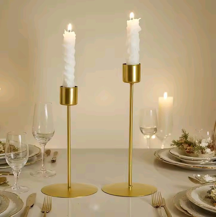 Vintage Design 3-Piece Candle Holder Set