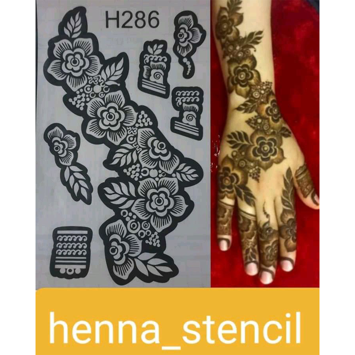 mehndi sticker full arbic 1 sticker