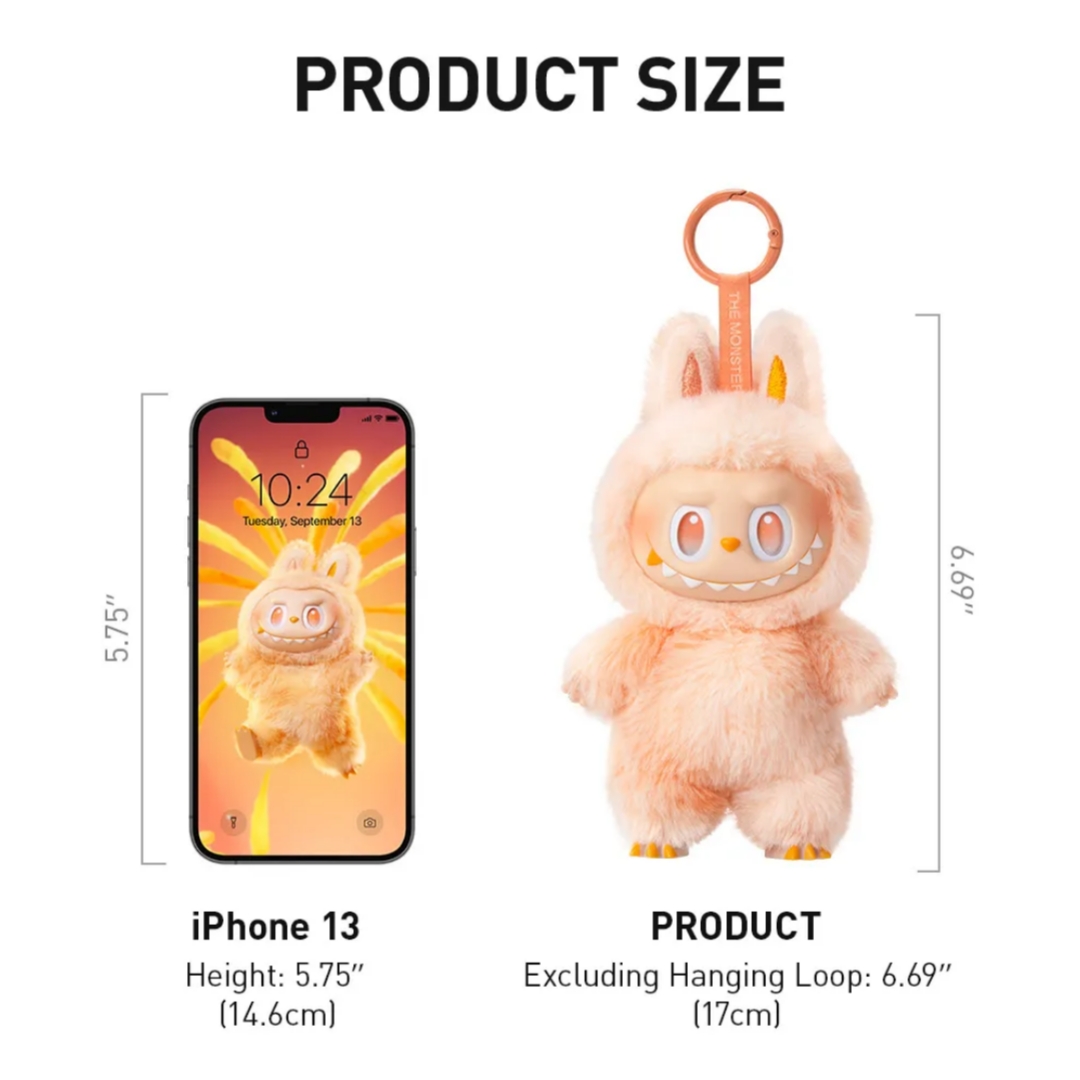 Labubu Doll Blind Box v3 Big Into Energy | 7inches / 17cm Original Size Pop Mart Labubu Dolls Toy Key Chain Labubu Plushie Monster | Labubu Big Into Energy Collection with Hanging Loop