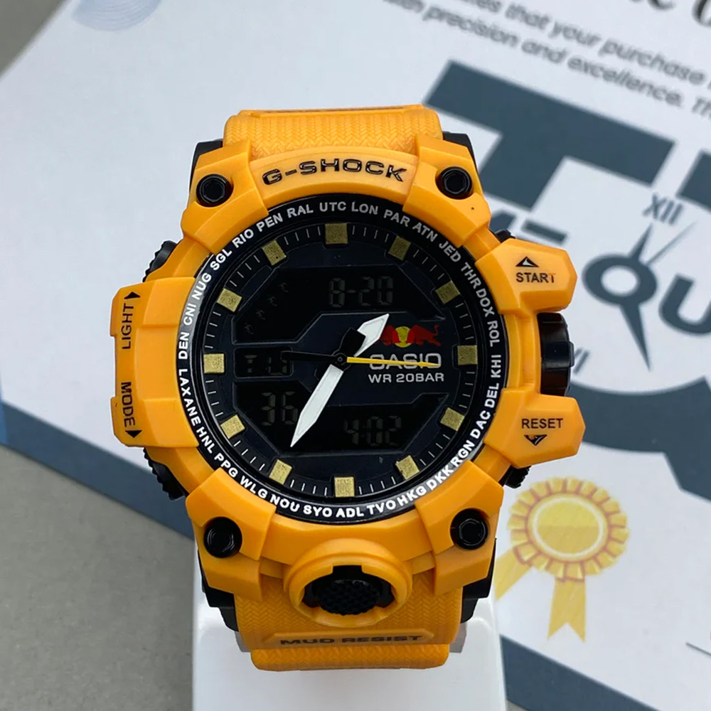 Sports Multi Functional Best Quality Dual Time Sports Watch for Men Mud and Water-Resistant Digital Display Boys Sports Watch