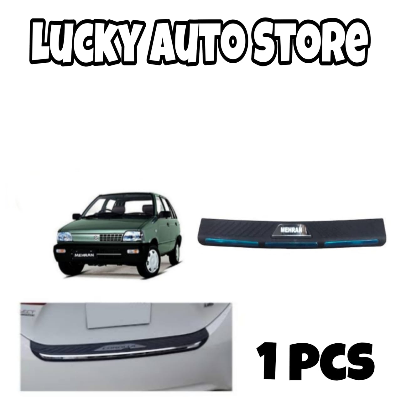 SUZUKI MEHRAN BACK BUMPER PATTI 1 PCS | Daraz.pk