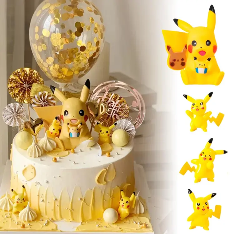 Pokemon pikachu and monsters theme cake, Food & Drinks, Homemade Bakes on  Carousell