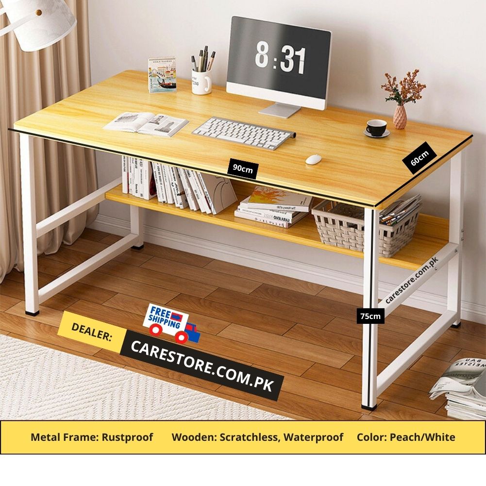 36/48Inch Length Wood Computer Desk PC Laptop Study Table Workstation Home Office Furniture