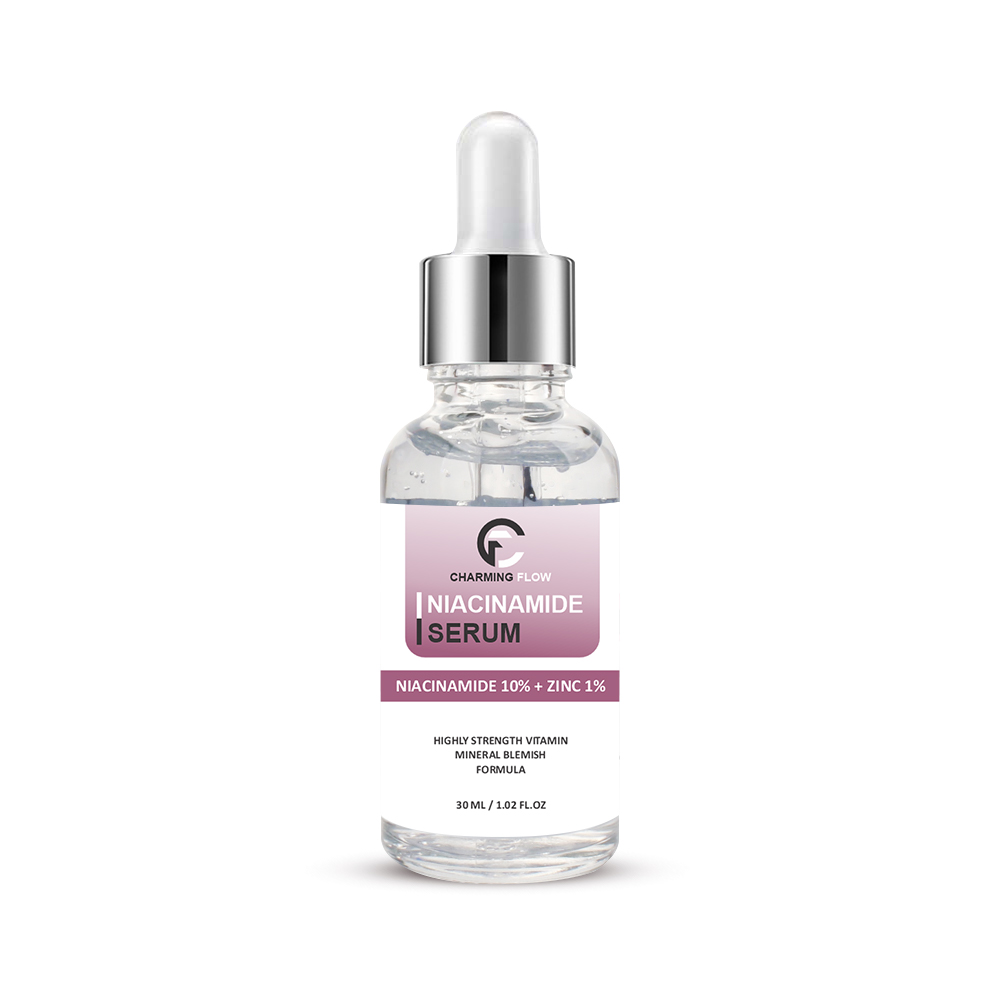 CHARMING FLOW Niacinamide 10 Zinc Pca 1 Skin Serum for Brighter, Glowing Skin Reduce Acne
