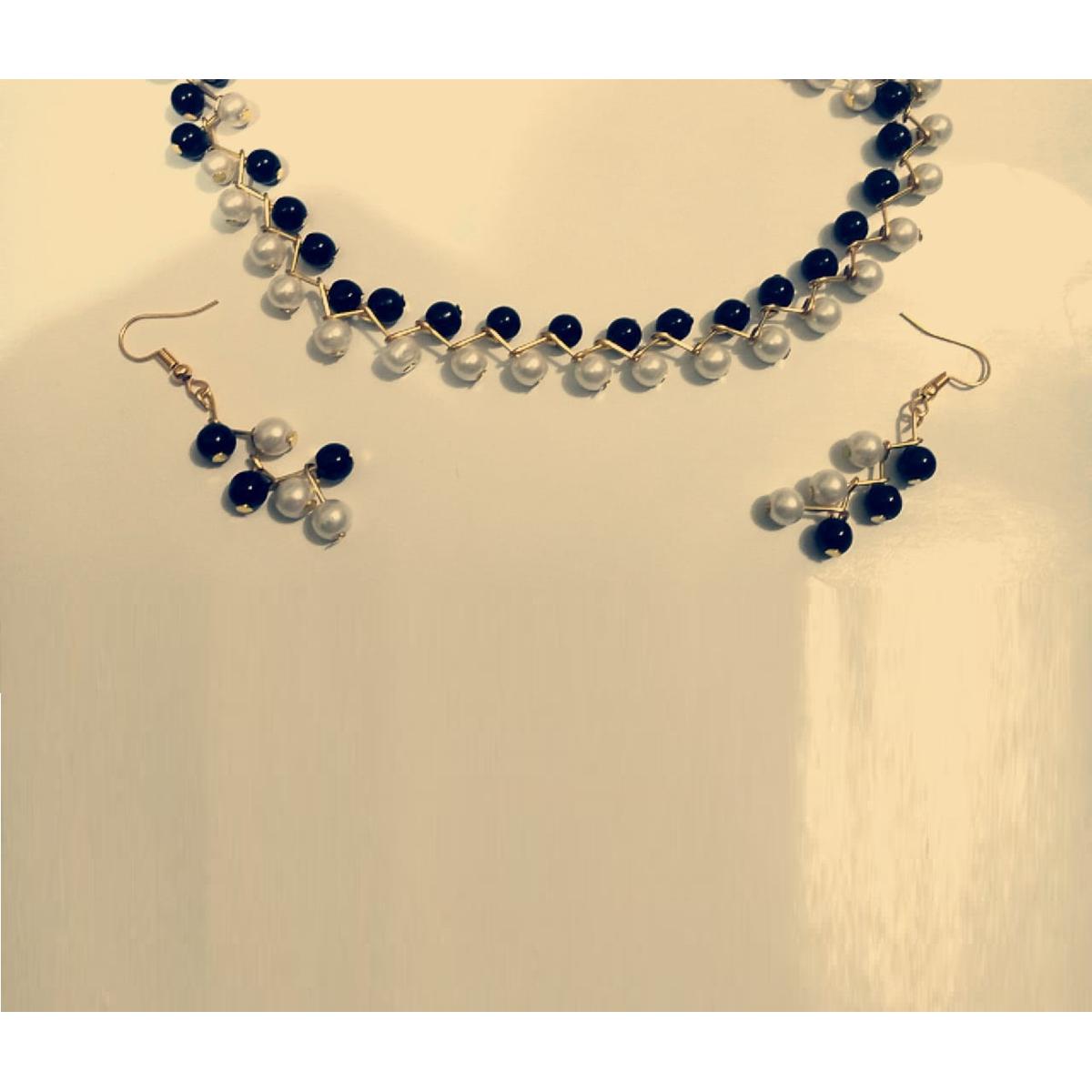 Pack of 03 New Arrival Hot Fashion Jewellery Set Pearl Choker Necklace With Ear Rings Exotic for Women Girls