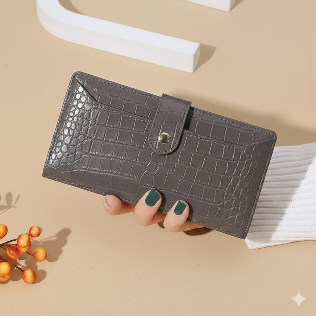 PENGUIN MART PK - Long Trifold Wallet for girls - Clutch for ladies - Clutch Purse for women