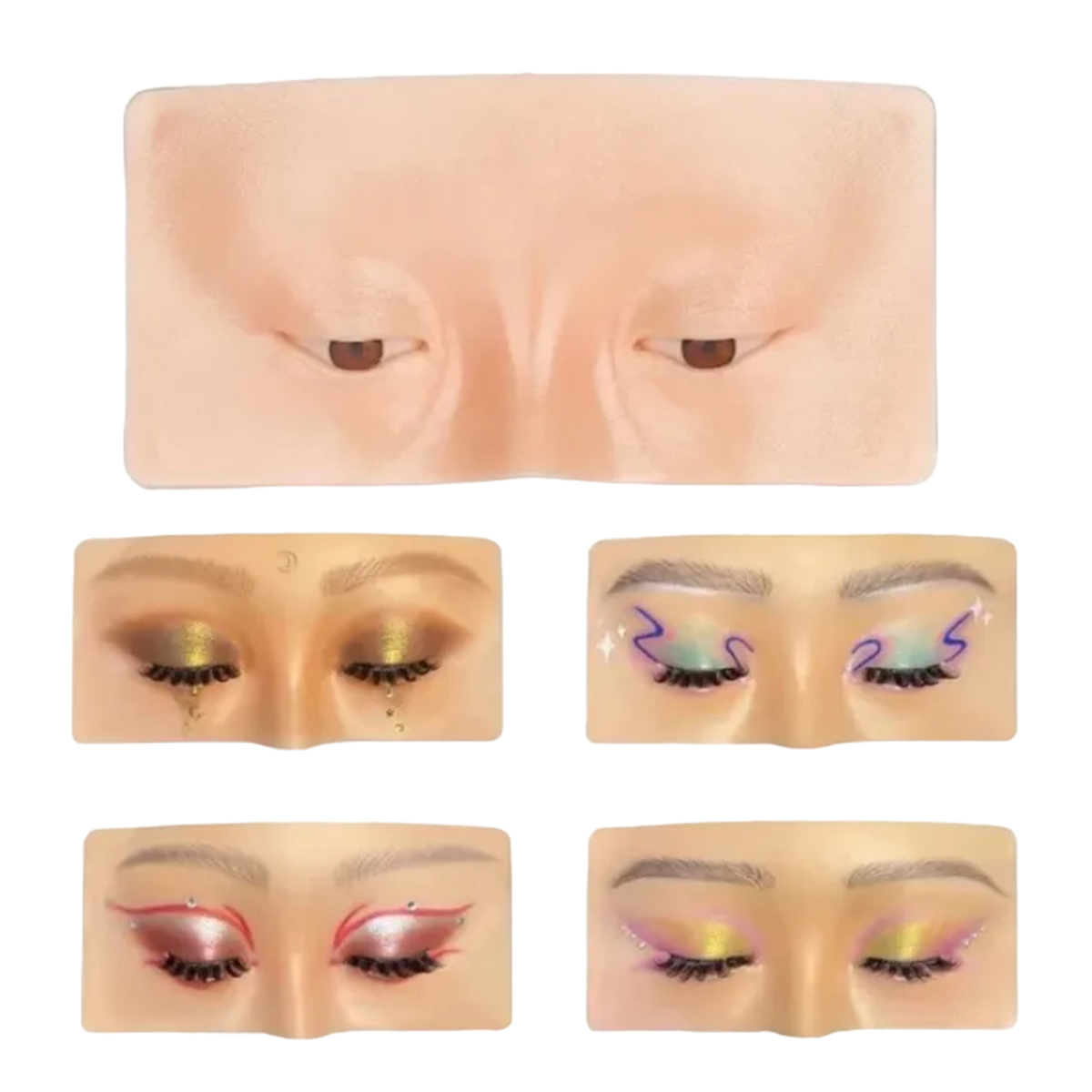 EYE DUMMY MAKEUP PRACTICE BOARD WITH CLEANER