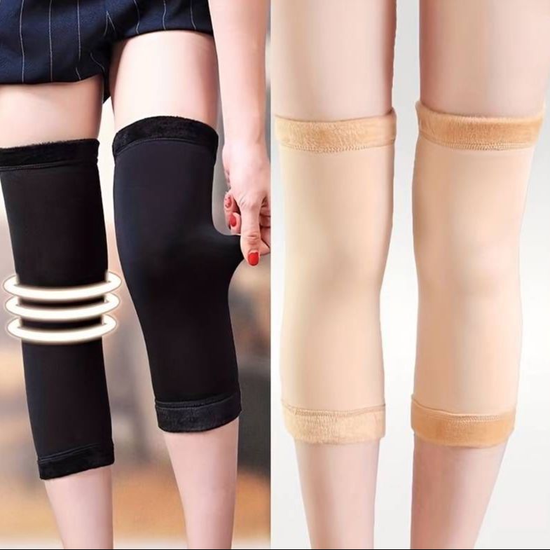 Unisex Knee Brace Thermal Winter Sleeves for Joint Support, Wool Pad, One Size Fits All, Ideal for Sports and Outdoor Activities