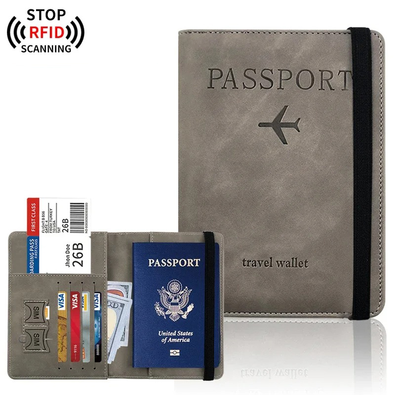 Passport Holder for Travel Essentials Passport Wallet Cover Case for Travel Accessories,Passport Book Holders
