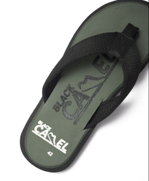 Black Camel Casual Slippers for men  Import Quality Slipper  Flip Flops for men | Strider 0014