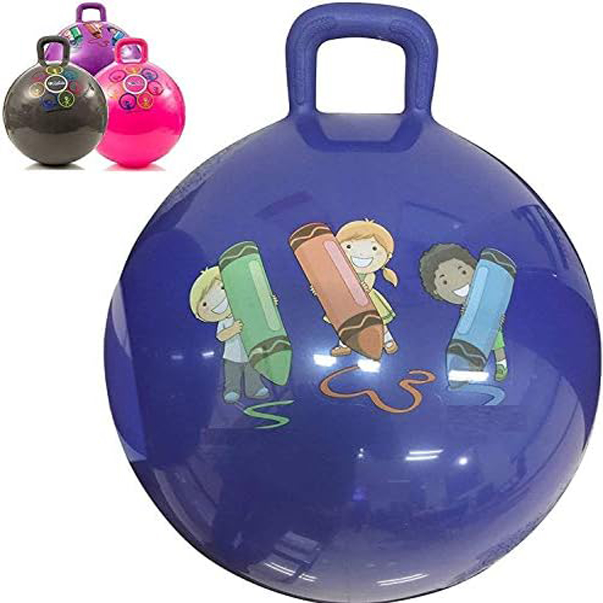 Jumping Ball for Kids Big Size / Hop Ball - Best Exercise - Big Jambo Size - Random Multicolor - Approx. 50 Inches Art # DB - Toy-AGP-Big Ball-006